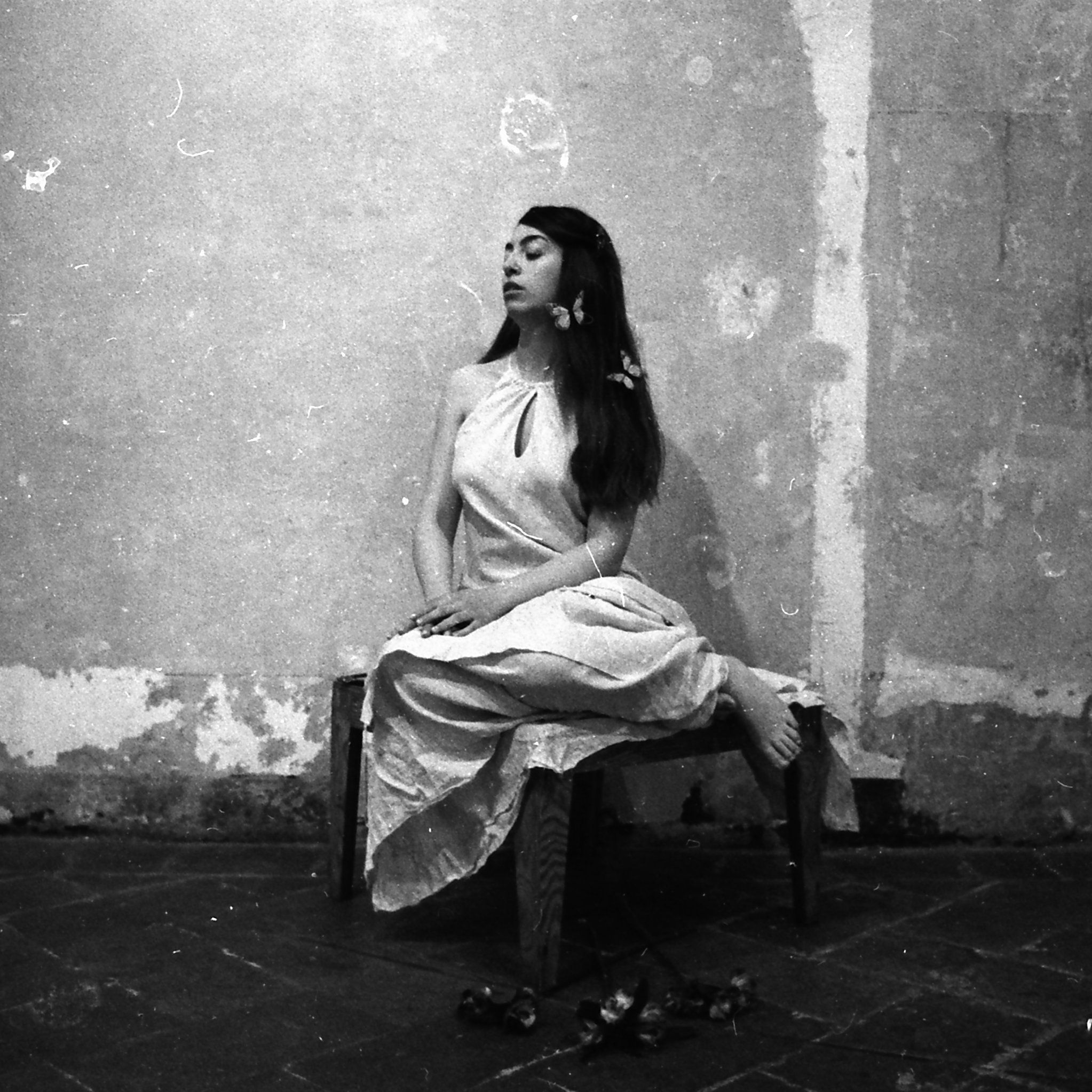 Leandra Bordone, fotografia analogica con grana grigia